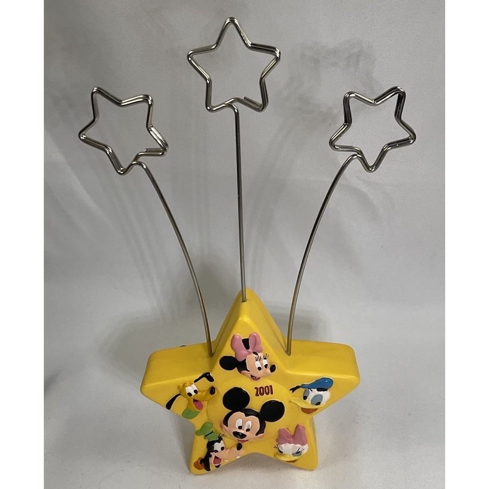 Disney Vintage Mickey Mouse & Friends Star Photo Holder Picture Frame 1928 2001